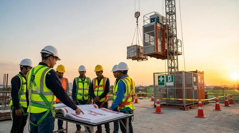 O que deve incluir um plano de emergência para operação de guindaste? Garanta segurança e conformidade no seu local