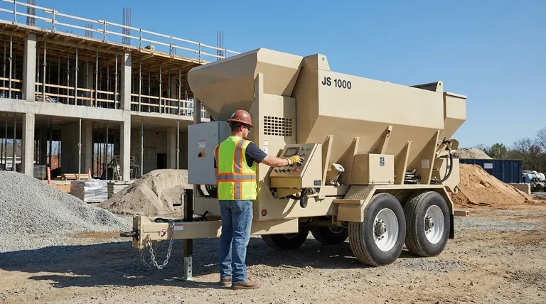 볼류메트릭 믹서 사용의 노동 비용 절감 효과는 무엇인가요? 단일 작업자로 더 많은 성과 달성