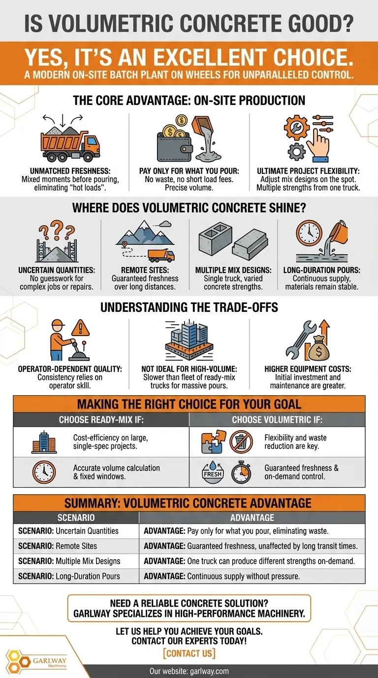 볼륨 콘크리트가 좋은가요? 프로젝트를 위한 유연하고 주문형 솔루션 시각적 가이드