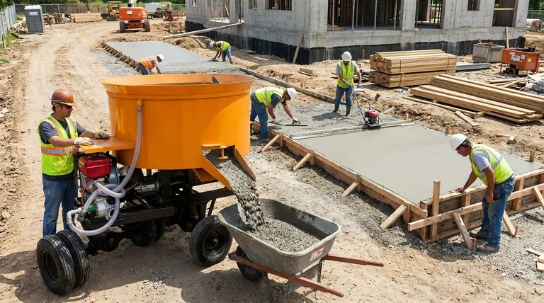 모바일 믹서가 노동 효율성을 어떻게 향상시키나요? 콘크리트 생산 자동화 및 생산성 향상