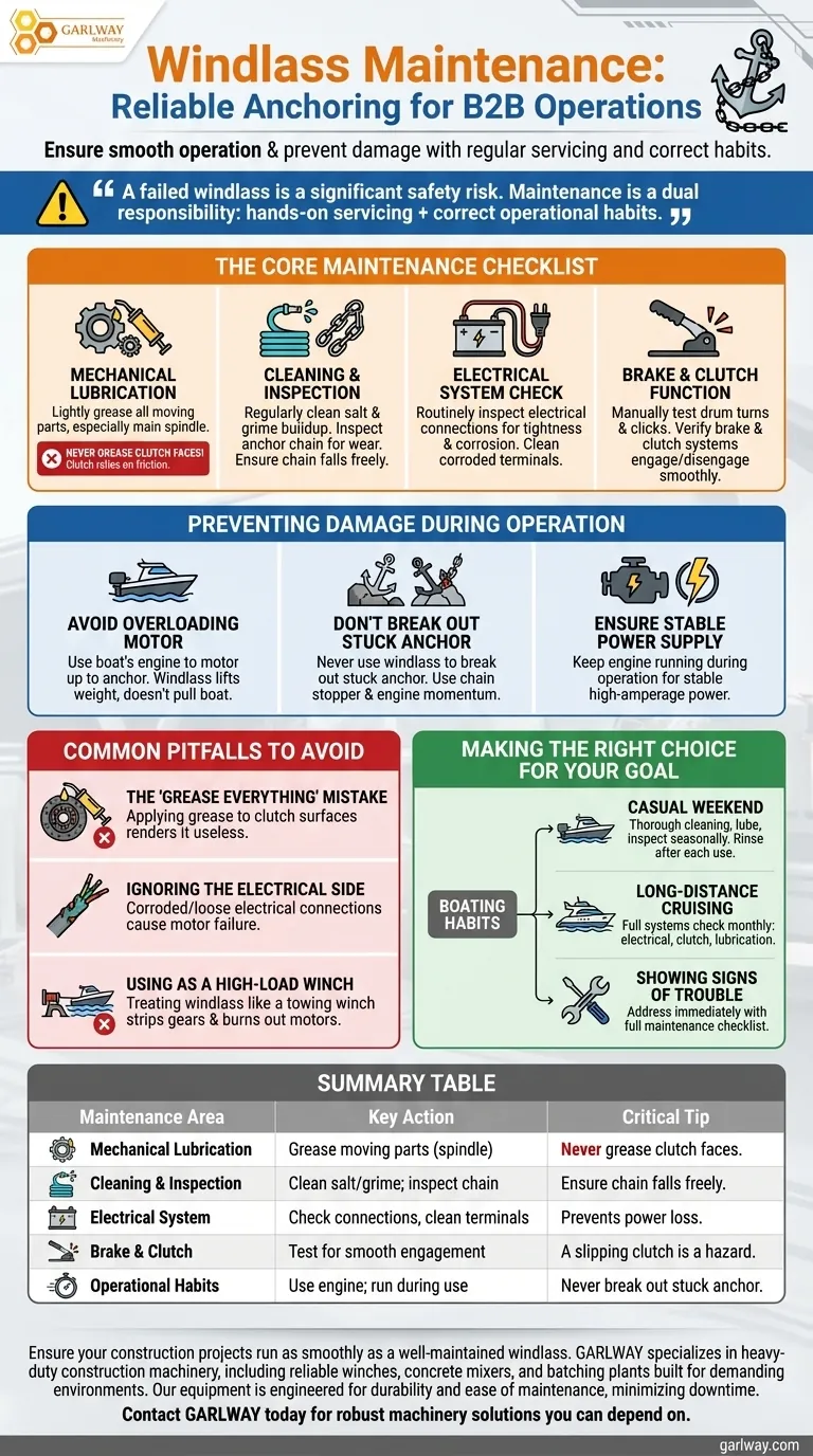 윈드라스에는 어떤 유지보수가 필요합니까? 신뢰성을 위한 사전 예방 가이드 시각적 가이드