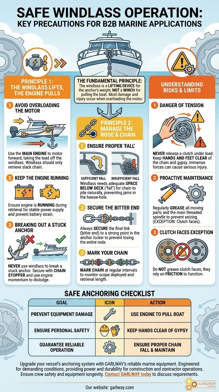 윈드래스를 사용할 때 어떤 안전 예방 조치를 취해야 합니까? 안전하고 신뢰할 수 있는 앵커링 보장 시각적 가이드
