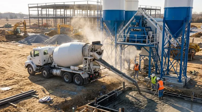كيف تعمل شاحنات نقل الخرسانة؟ إتقان المزيج للصب المثالي