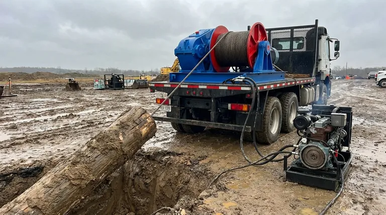 장시간 윈칭 세션에 가장 적합한 윈치는 무엇입니까? 유압식 및 PTO 윈치로 지속적인 동력 확보