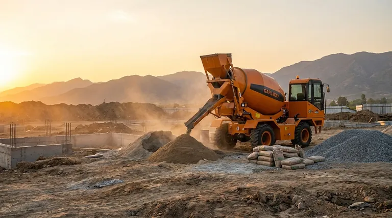 自装式混凝土搅拌机可以处理哪些材料?您的完整移动式搅拌解决方案