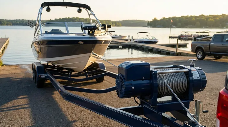 ما هو ونش المقطورة وكيف يعمل؟ دليل أساسي للتحميل الآمن والفعال