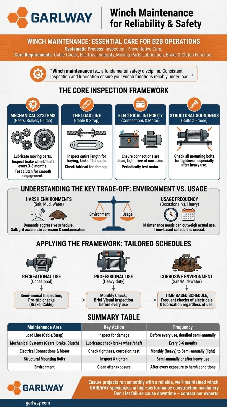 ¿Qué mantenimiento requiere un cabrestante? Garantice el máximo rendimiento y seguridad Guía Visual