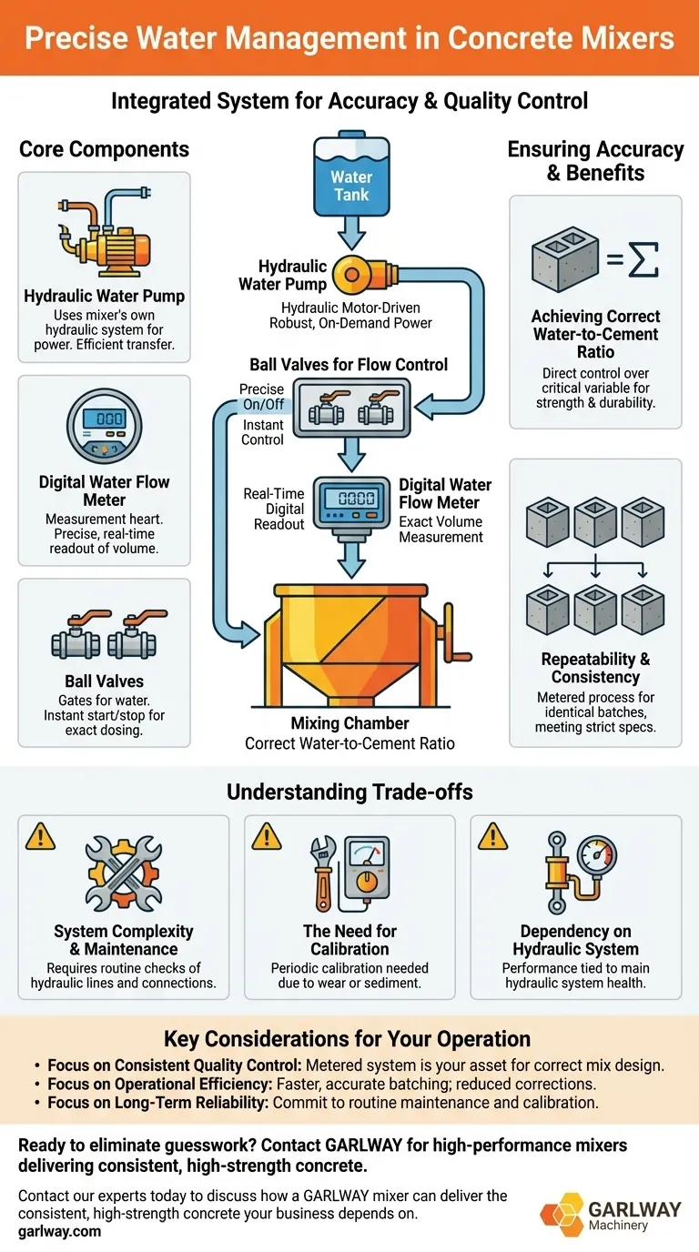 这些搅拌机如何处理水管理？实现精确的水灰比，打造卓越的混凝土 图解指南