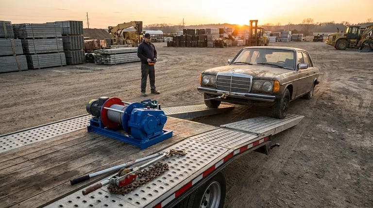 ما هي الاعتبارات الرئيسية عند الاختيار بين رافعة يدوية ورافعة كهربائية لنقل السيارات؟ إعطاء الأولوية للسلامة والتحكم