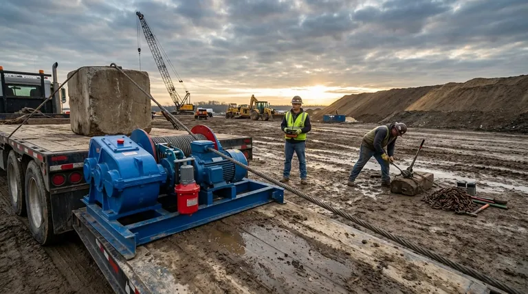 电动绞盘相比手动拉紧器有什么优势?更高的安全性、速度和控制力