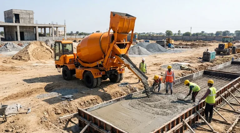 Quais são os principais benefícios das betoneiras autocarregáveis? Aumente a Eficiência e Reduza os Custos no Local