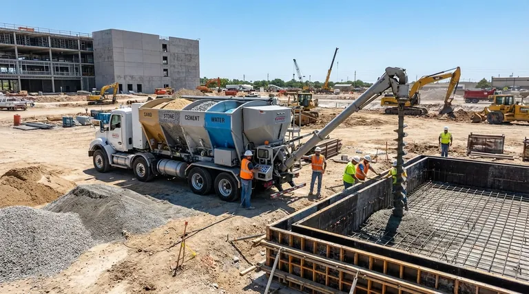 ما هي القدرات الإنتاجية لخلاط الخرسانة الحجمي؟ زيادة الكفاءة وتقليل النفايات