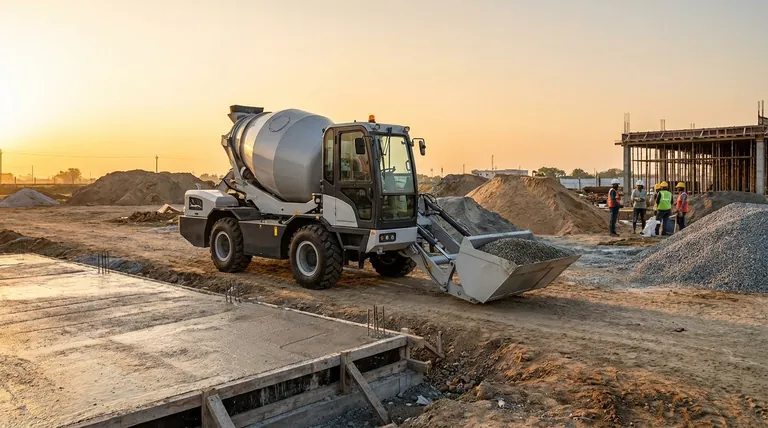 自行装载搅拌车能带来哪些成本效益？大幅降低人工、浪费和运输成本