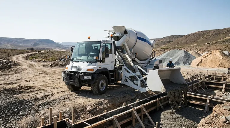 用户报告了关于自装式混凝土搅拌机的哪些实际优势?简化您的混凝土作业