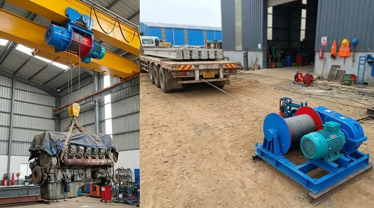 ¿Qué distingue a los polipastos eléctricos de los cabrestantes eléctricos? Guía de seguridad y aplicaciones