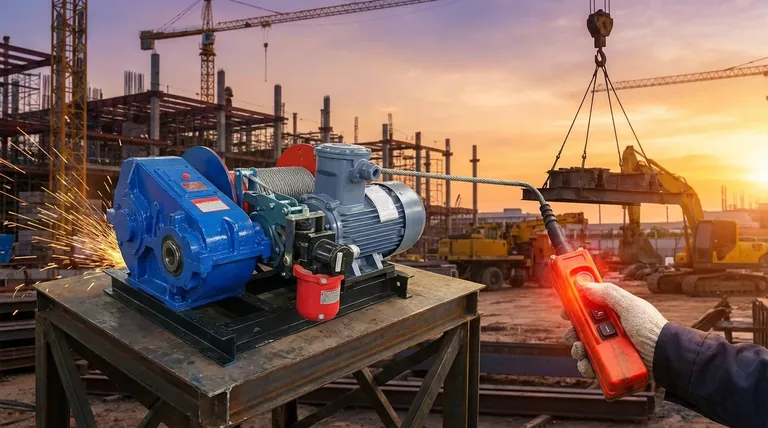 전동 윈치의 주요 기술적 특징은 무엇인가요? 동력, 안전 및 정밀 제어