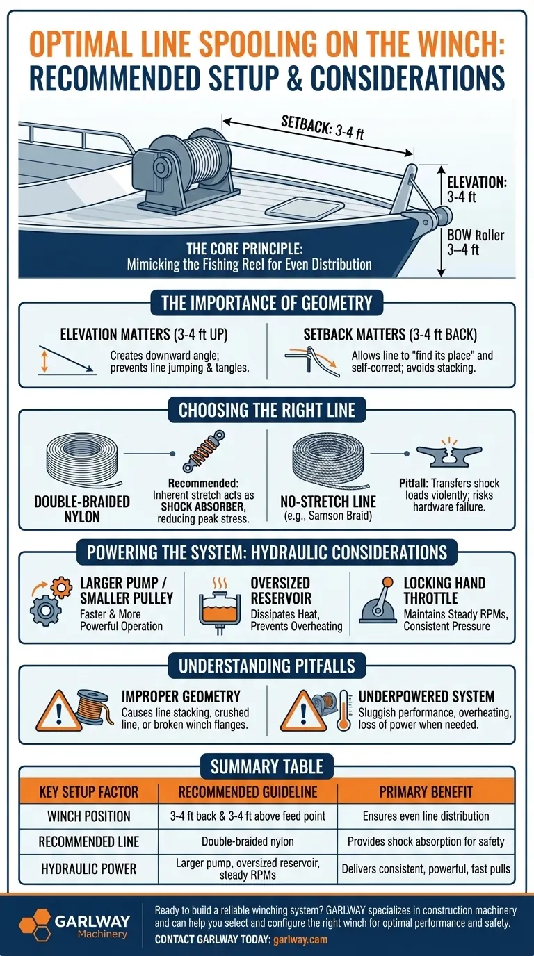 最適なライン巻き取りのための推奨設定は何ですか？完璧な巻き取りのためのマスタージオメトリ ビジュアルガイド
