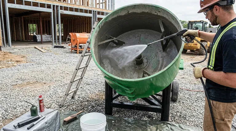 ポータブルセメントミキサーにおすすめのメンテナンス方法は?寿命を延ばし、高額な修理を防ぐ