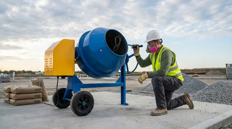 시멘트 믹서를 사용하기 전에 어떤 안전 예방 조치를 취해야 합니까? 안전한 프로젝트를 위한 필수 단계