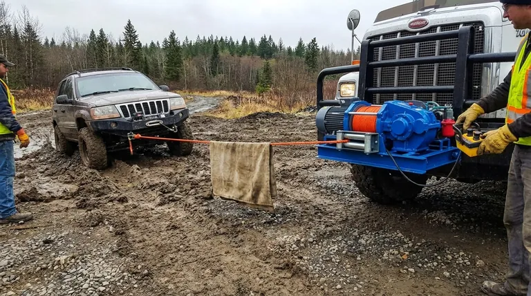 윈치를 사용하여 다른 차량을 견인하는 방법은 무엇인가요? 안전하고 효과적인 견인을 위한 단계별 가이드