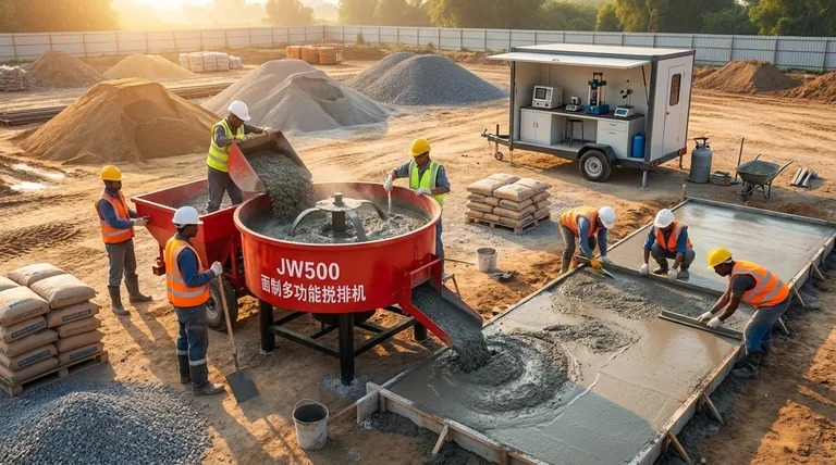 De que forma uma betoneira móvel melhora o controlo de qualidade e a consistência? Obtenha uma qualidade superior de betão no local