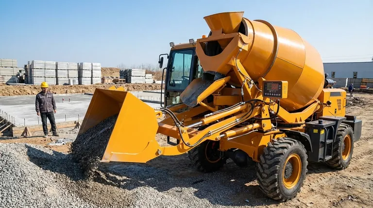 Как автоматические датчики помогают самоходному бетоносмесителю? Достижение точности и эффективности на месте