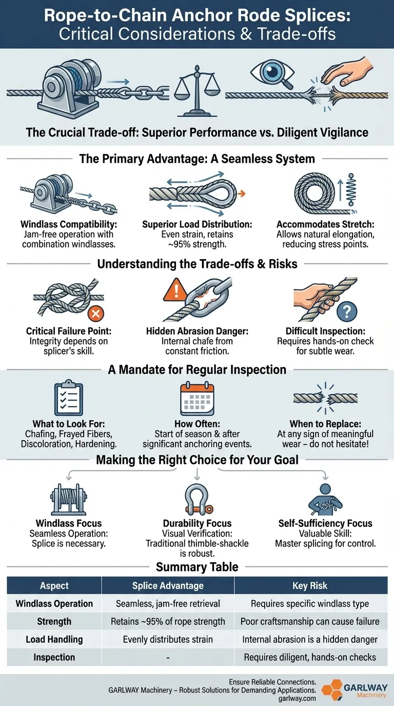 ロープとチェーンの接続には、どのような特別な考慮事項がありますか？マスターウィンドラスの性能と安全性 ビジュアルガイド