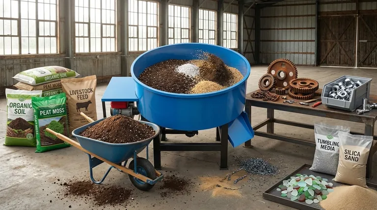 除了搅拌混凝土,混凝土搅拌机还有哪些替代用途?解锁多功能翻滚和混合