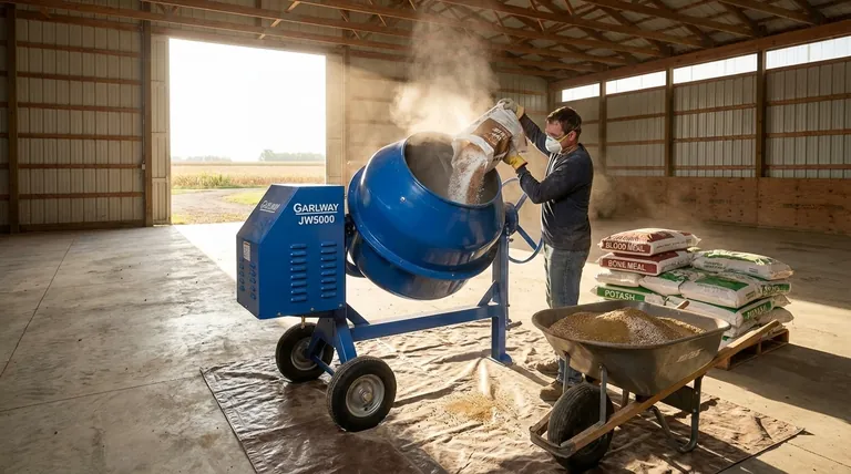 Wie kann ein Betonmischer zur Herstellung von kundenspezifischen Düngemittelmischungen verwendet werden? Ein Leitfaden für effizientes, homogenes Mischen