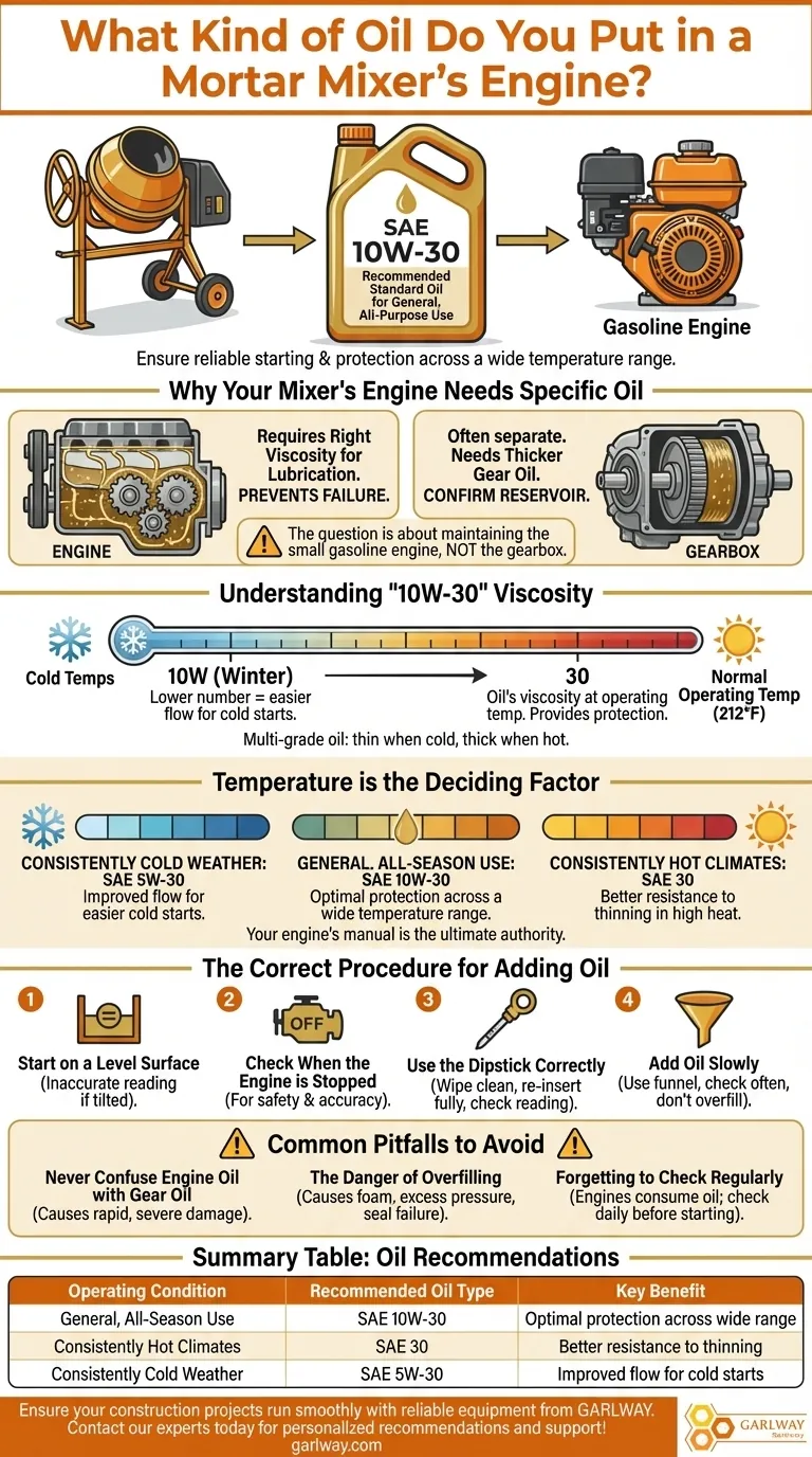 모터 믹서에는 어떤 종류의 오일을 넣어야 하나요? 엔진 보호를 위한 올바른 선택 시각적 가이드