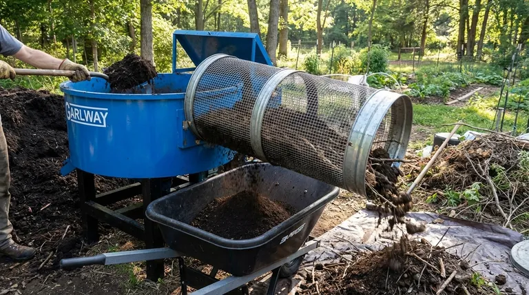 ¿Cómo se puede modificar una hormigonera para convertirla en un tamiz de compost rotatorio? Construye un trommel eficiente para bricolaje