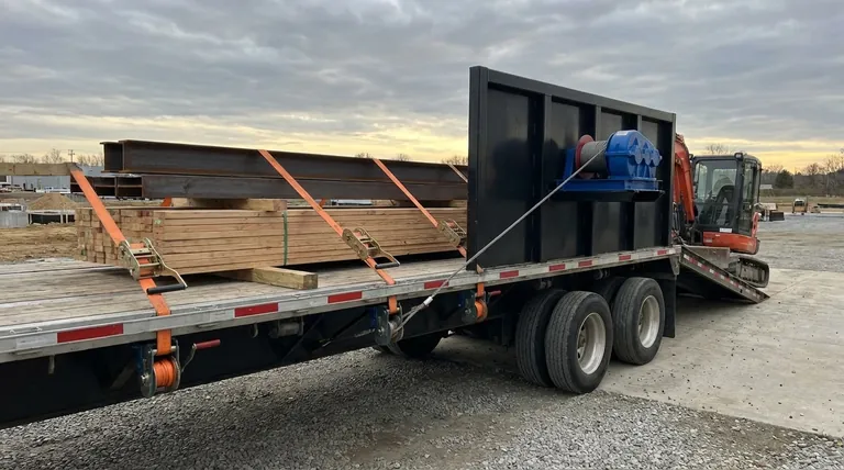 ما هي الرافعات للمقطورات المسطحة؟ أساسية لتأمين البضائع بأمان