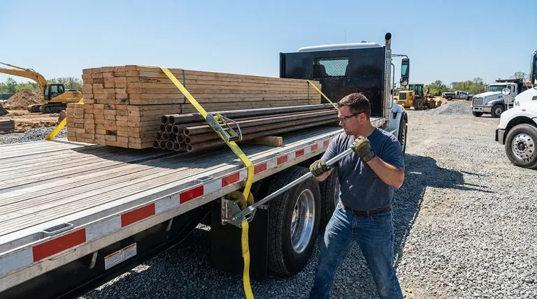 Wie benutzt man eine Winde, um Spanngurte festzuziehen? Eine Schritt-für-Schritt-Anleitung zur sicheren Ladungssicherung