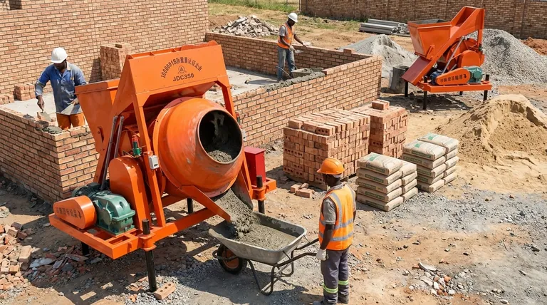 砂浆搅拌机如何为砌砖和铺路项目做出贡献?确保结构完整性与效率