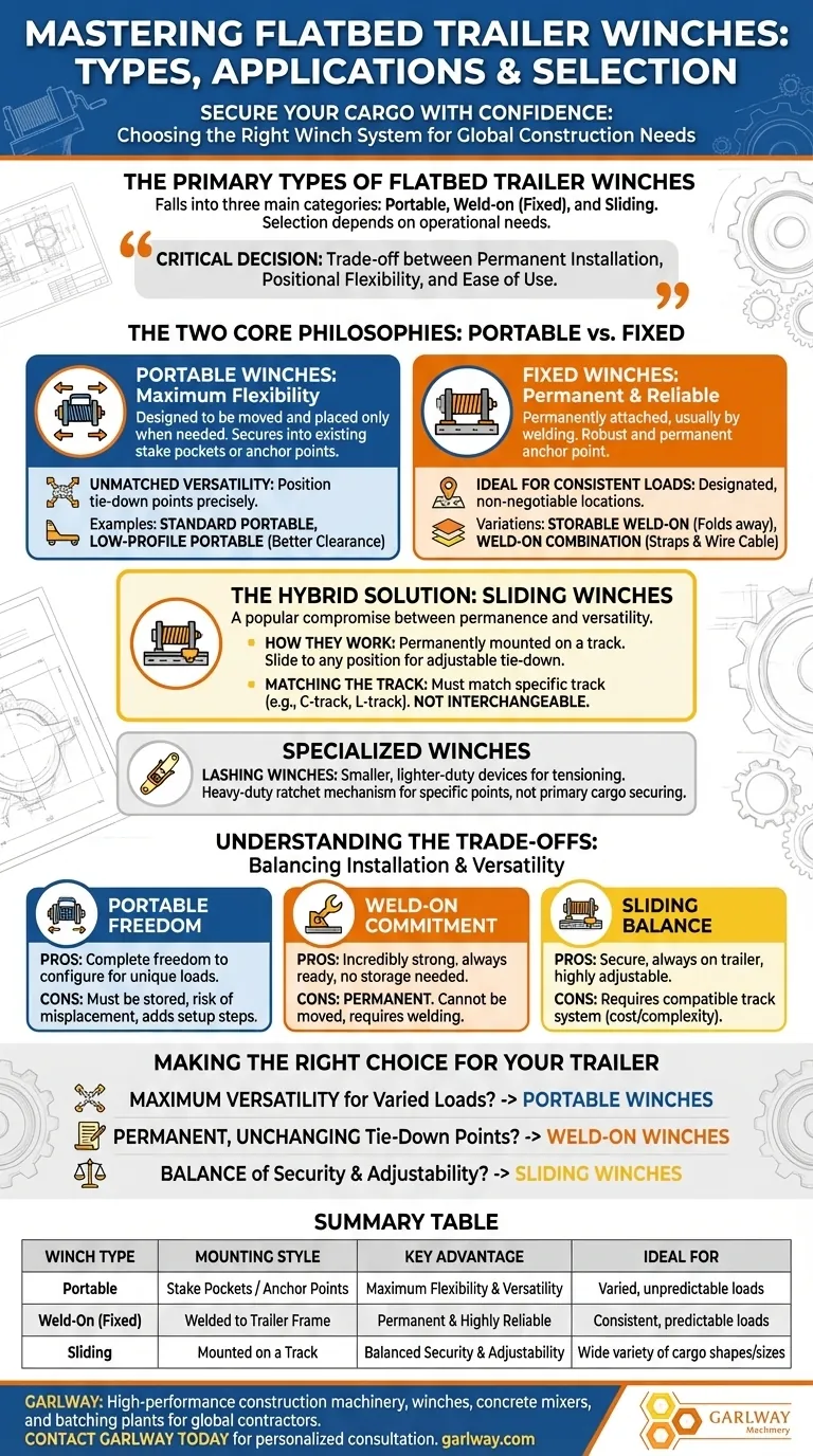 Quais são alguns exemplos de produtos de guincho disponíveis? Encontre o ajuste perfeito para o seu reboque Guia Visual