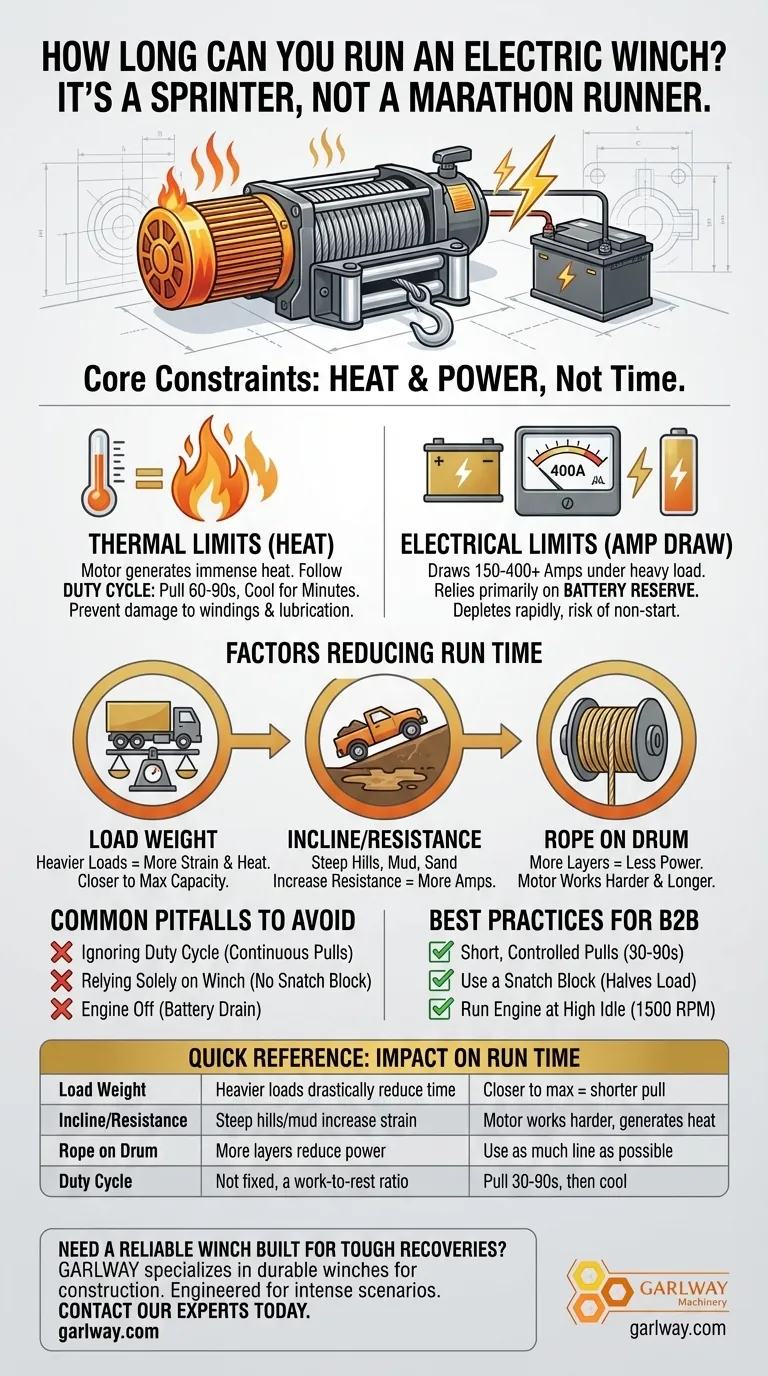 電動ウインチはどのくらい連続で稼働できますか？安全で効率的な車両回収のマスター ビジュアルガイド