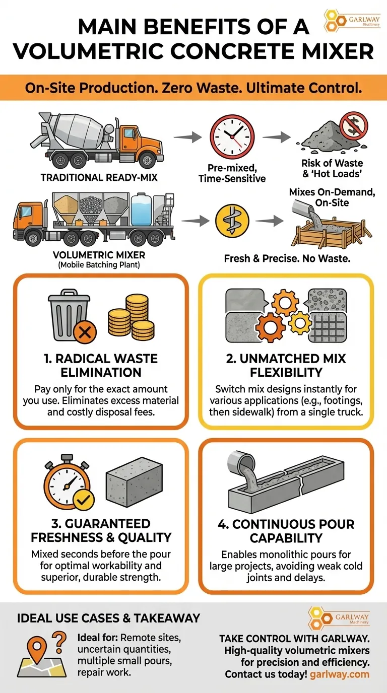 バッチ式コンクリートミキサーを使用する主な利点は何ですか？無駄をなくし、鮮度を保証 ビジュアルガイド