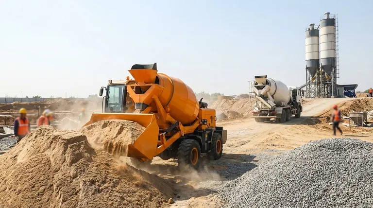 ما الذي يميز خلاطات الخرسانة ذاتية التحميل عن الخلاطات التقليدية؟ حل إنتاج استراتيجي في الموقع