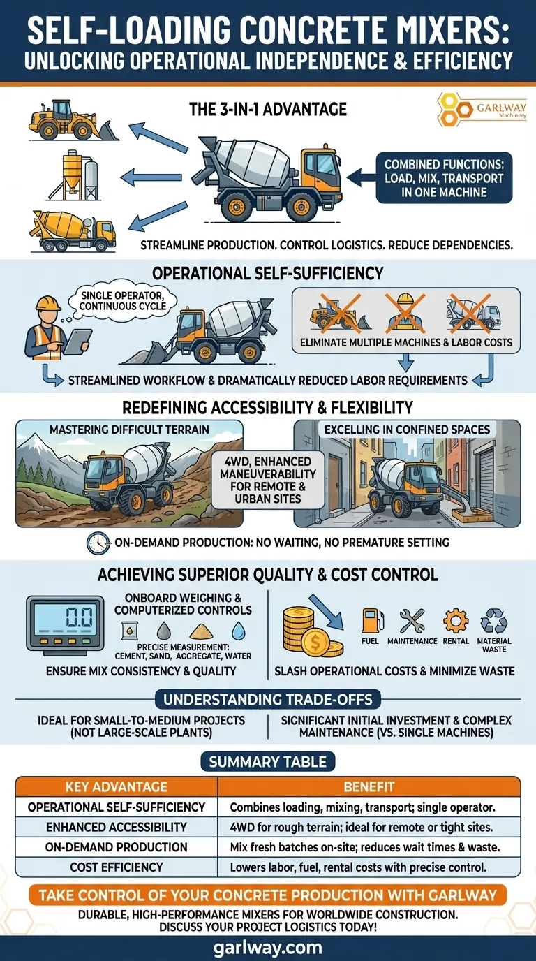 Quali sono i principali vantaggi dell'utilizzo di autobetoniere semoventi? Aumenta l'efficienza in cantiere e riduci i costi Guida Visiva