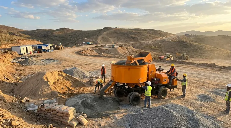 자가 로딩 믹서는 어떤 유형의 건설 프로젝트에 일반적으로 사용됩니까? 원격 현장 및 도시 수리에 이상적