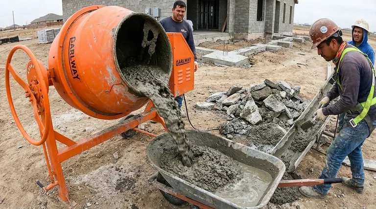 使用滚筒式搅拌机搅拌混凝土的主要缺点是什么?质量不一致和效率风险