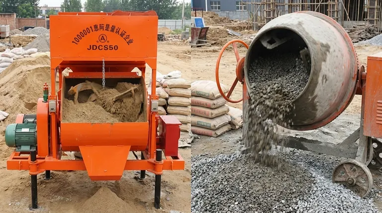 ما هو الفرق بين خلاط الملاط وخلاط الأسمنت؟ اختر الخلاط المناسب لمشروعك