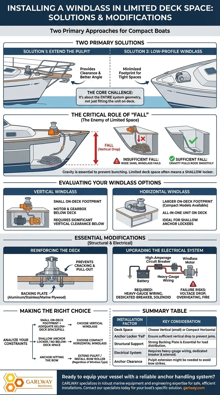 有限的甲板空间船只上，锚机的改装需要哪些？最大化安全与效率 图解指南