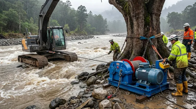 Wie hilft eine Winde bei Flussdurchfahrten? Sicherstellung der sicheren Fahrzeugbergung