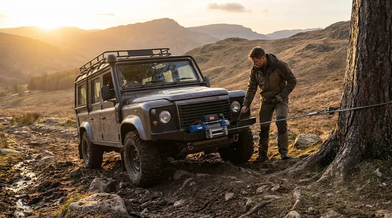 윈치를 사용할 때 자기 의존성의 중요성은 무엇인가요? 안전한 복구 및 오프로드 자유를 마스터하세요.