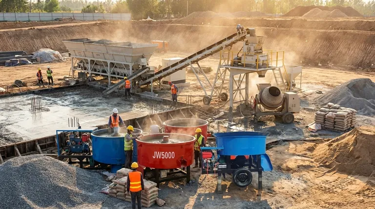 콘크리트 믹서 유형을 선택할 때 고려해야 할 사항은 무엇인가요? 프로젝트에 맞는 올바른 선택을 하세요.