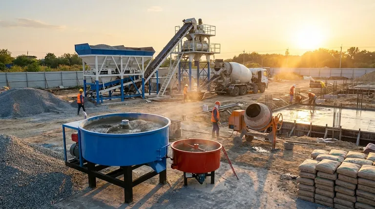 사용 가능한 콘크리트 믹서의 주요 유형은 무엇인가요? 프로젝트에 맞는 믹서를 찾아보세요.