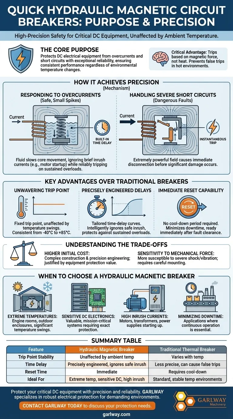 ¿Cuál es el propósito de los interruptores automáticos magnéticos hidráulicos Quick? Garantizar una protección fiable en temperaturas extremas Guía Visual