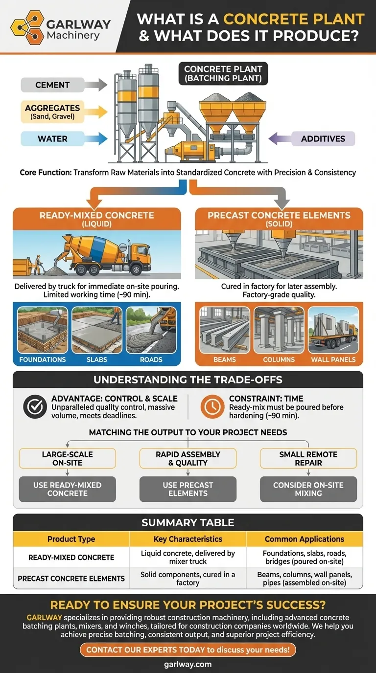 ¿Qué es una planta de hormigón y qué produce? Su guía para una producción de hormigón eficiente y de alta calidad Guía Visual