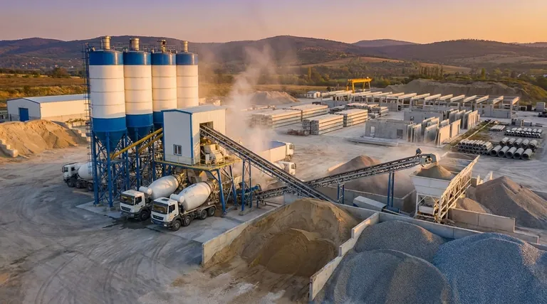 ¿Qué es una planta de hormigón y qué produce? Su guía para una producción de hormigón eficiente y de alta calidad